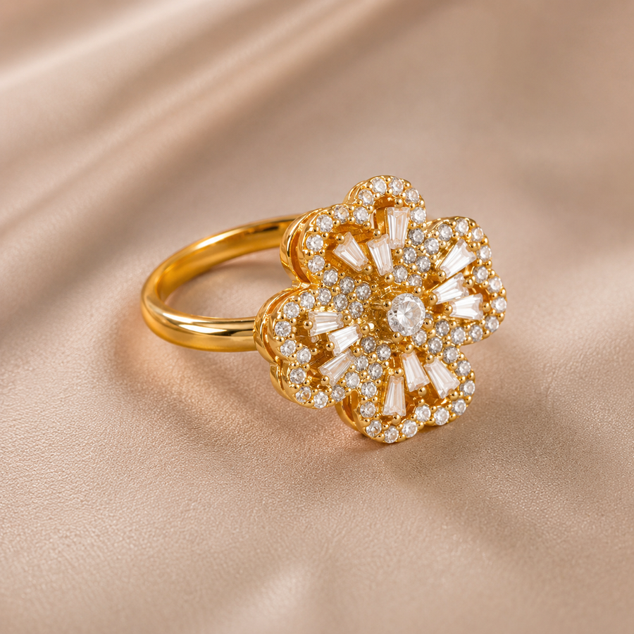 The Aurelia Bloom Spinner Ring