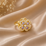 The Celeste Bloom Spinner Ring